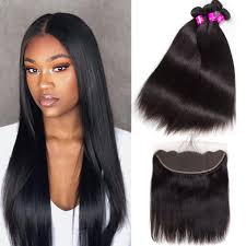 3 BUNDLES + FRONTAL (any texture any length)